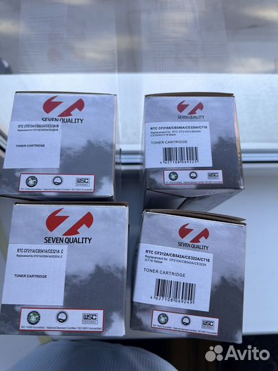 Цветные картриджи новые для HP Color Laser Jet при
