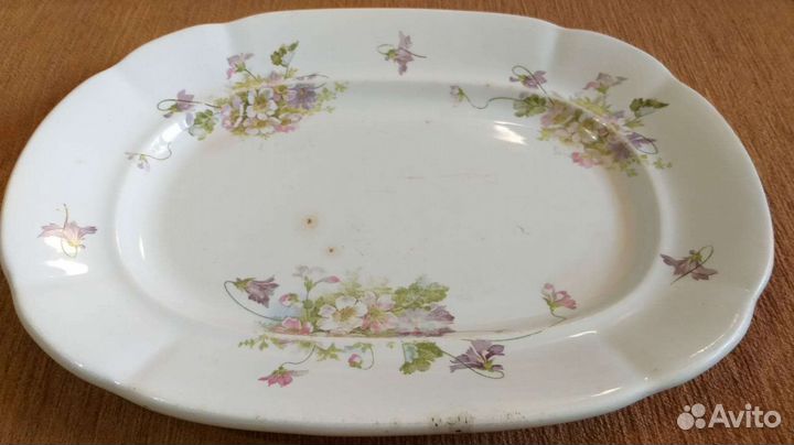 Блюдо Кузнецов фарфор и Торговый дом 