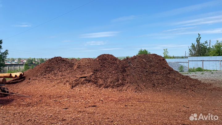 Кора лиственницы для декора, сада, клумбы
