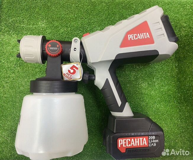 Краскопульт аккумуляторный акп-20Li Ресанта
