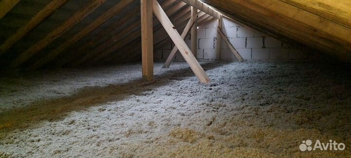 Утеплитель дома эковата