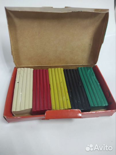 Пластилин детский 5 цветов, 100гр