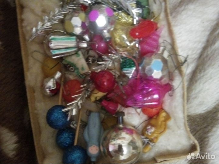 Елочные игрушки СССР советские