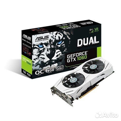 Видеокарта asus gtx1060 6gb dual