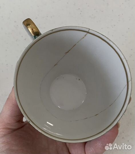 Часть чайного сервиза, барановка, костяной