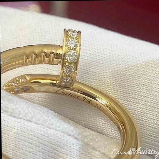 Кольцо гвоздь Cartier Juste un Clou 0.134ct