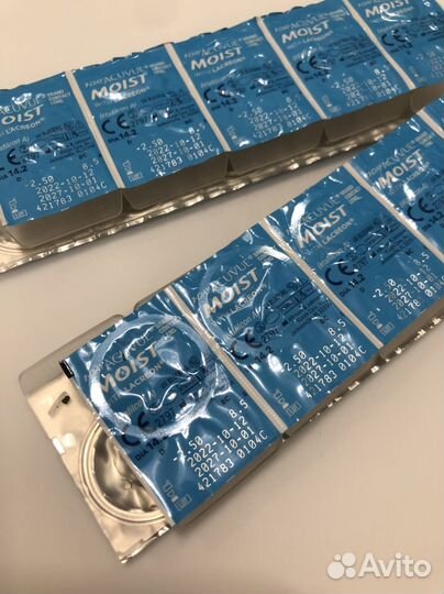 Линзы контактные однодневные acuvue moist