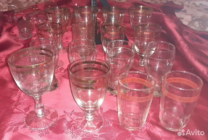 Рюмки,фужеры, бокалы СССР