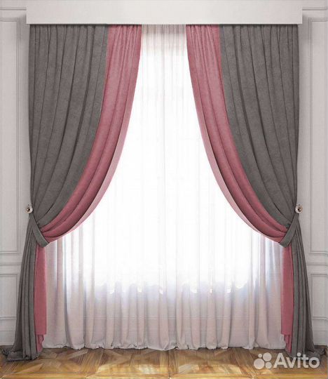 Услуги по пошиву штор и тюля