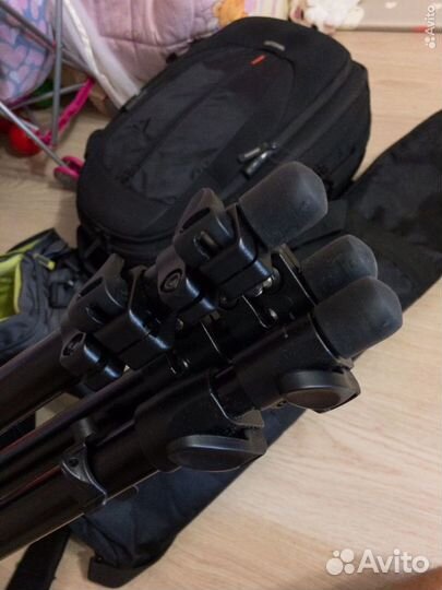 Штатив Manfrotto 190xprob + голова 804RC2+ чехол