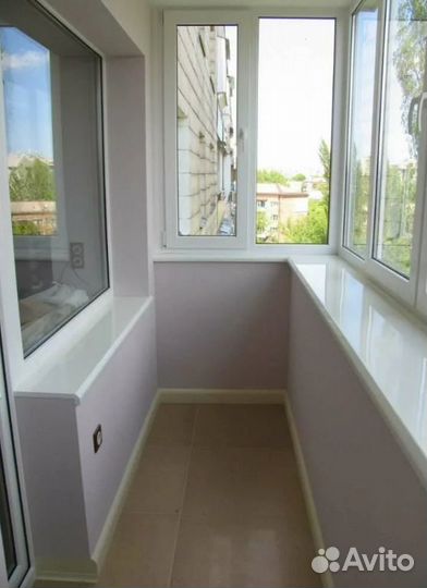 Застекление балкона под заказ