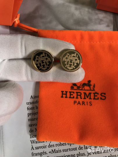 Запонки мужские Hermes