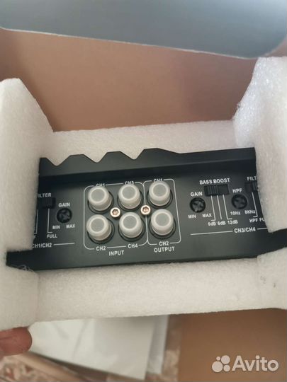 Автомобильный усилитель звука 4 канальный