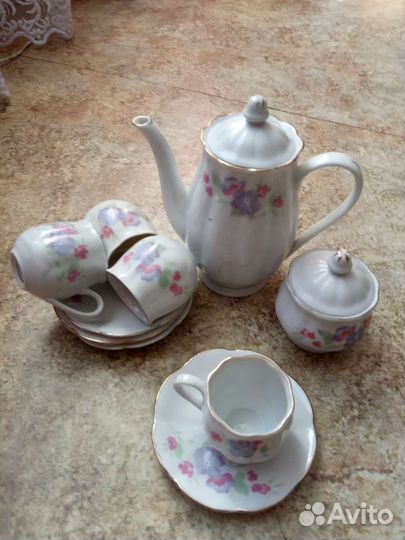 Кофейный сервиз новый