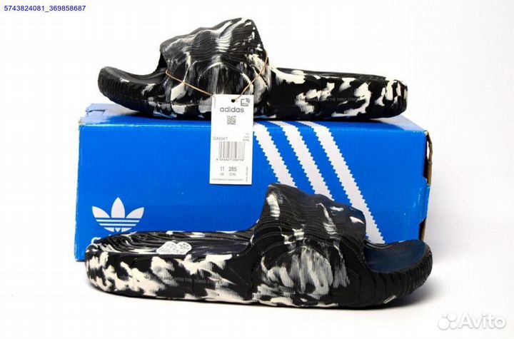 Шлепки мужские Adidas размер 45 (Арт.15254)