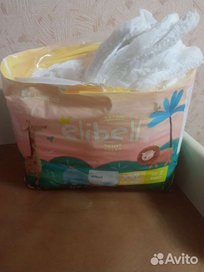 Памперсы детские трусики 6