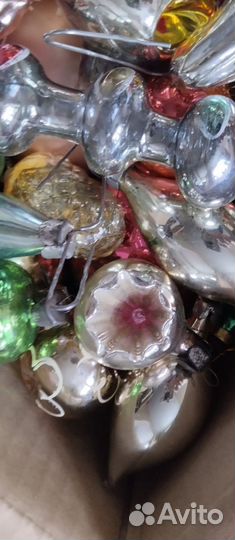 Ёлочные игрушки СССР коробкой