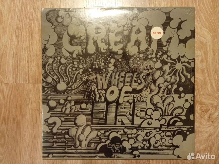 Винил Cream Wheels Of Fire, 1977, USA, запечатана