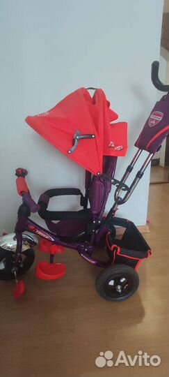 Детский велосипед с ручкой