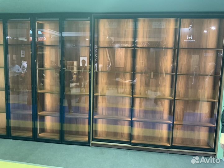 Изготовление дверей для шкафов-купе в алюм.профиле