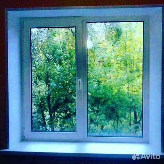 Пластиковое окно новое с установкой