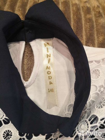 Школьная блузка р. 146