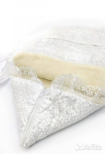 Зимний конверт на выписку новый