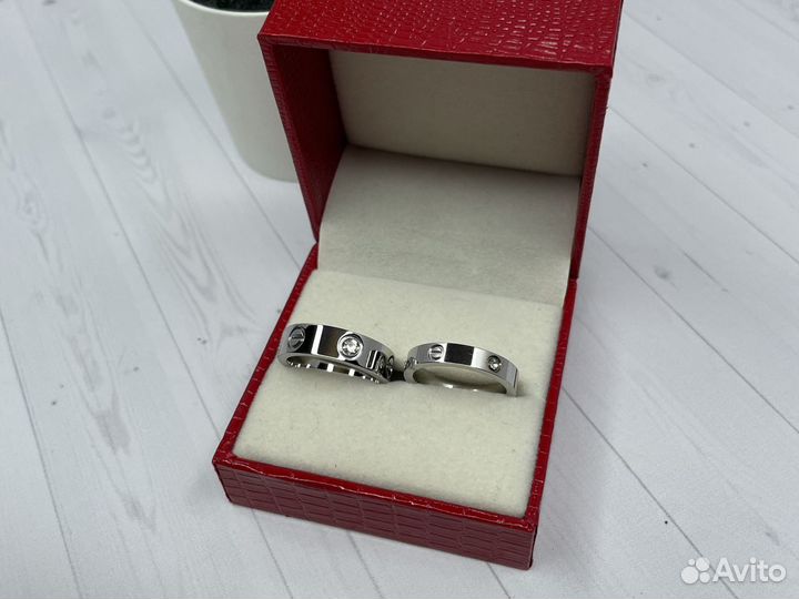 Женское кольцо Cartier Love «Серебро»