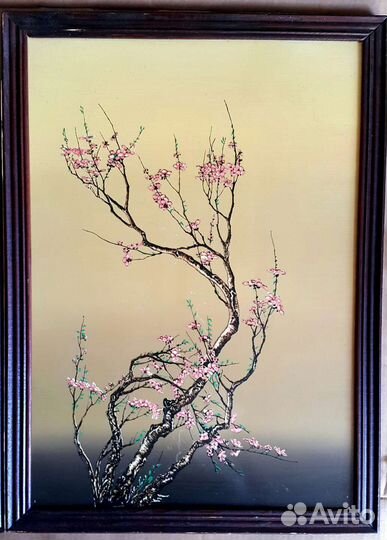 Картины Китайская живопись Сакура