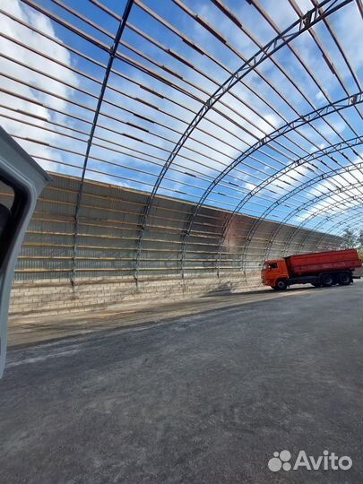 Строительство ангаров складов зернохранилищ