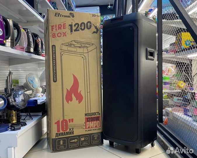 Напольная колонка eltronic 2051 Мощный бас