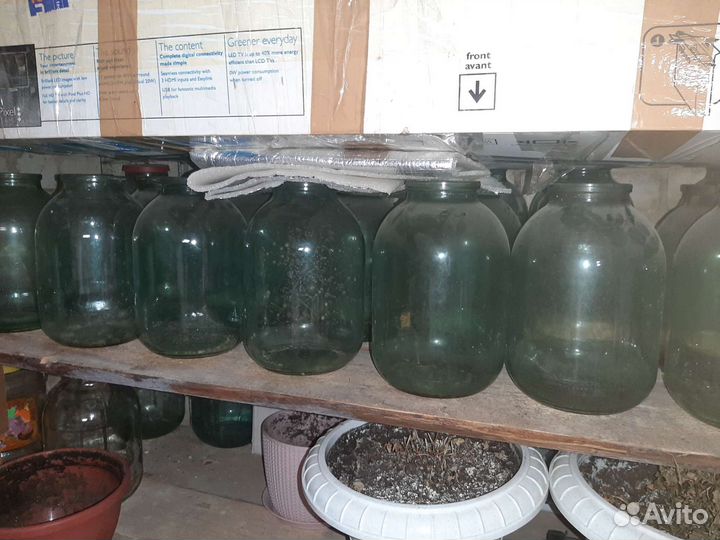Банки стеклянные 3 литра. 2 литра