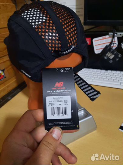 Новая кепка New Balance чёрная