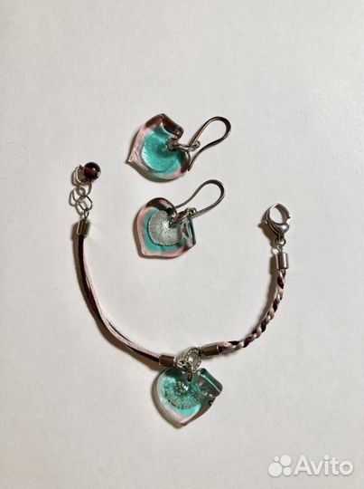 Antica Murrina Venezia комплект серьги+браслет