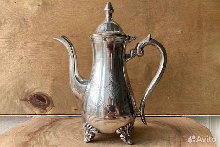 Антикварный серебрёный кофейный набор