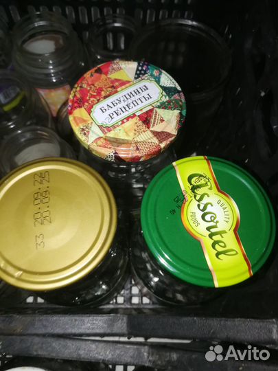 Банки стеклянные 200-700г, 1-3л