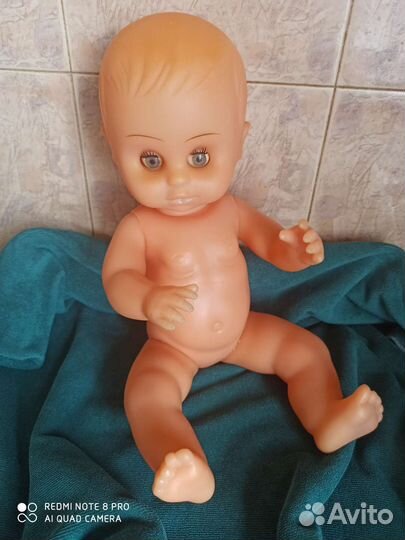 Кукла пупс 37см резиновый. СССР