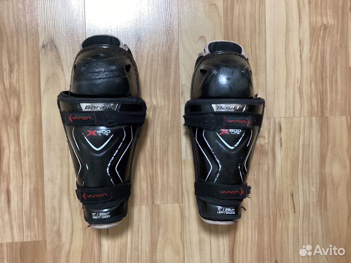Щитки хоккейные Bauer Vapor X800 Lite JR размер 11