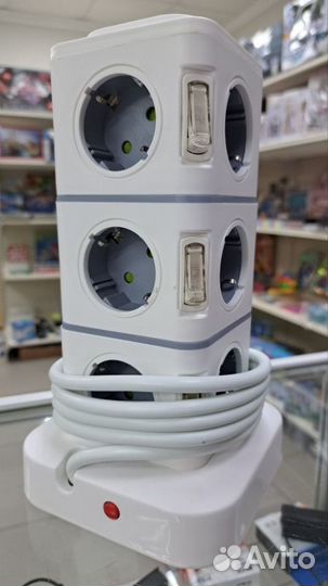 Переносной сетевой фильтр, 12 розеток