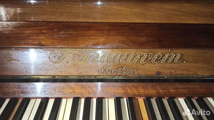 Пианино старинное немецкое Trautwein Berlin