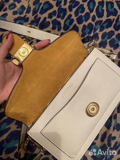 Сумка coach белая