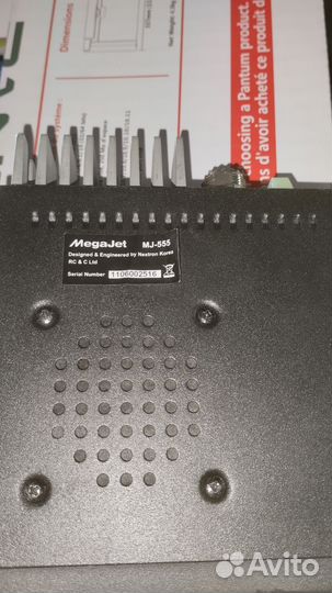 Автомобильная си-би радиостанция megajet mj-555