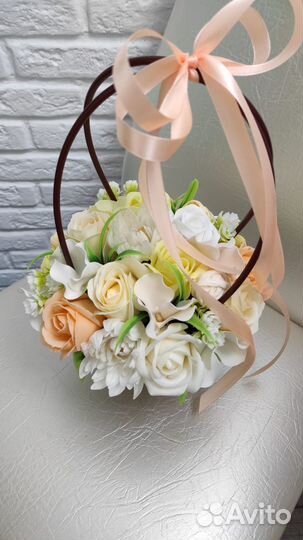 Цветы, букеты мыльные, букеты для учителя