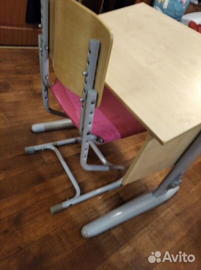 Растущая парта и стул дэми
