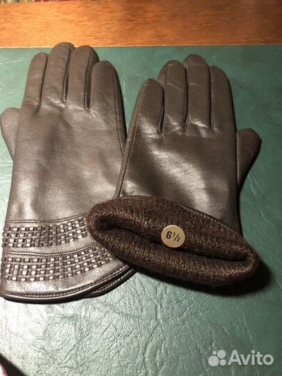 Женские кожаные перчатки демисезонные