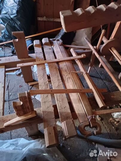 Старинный ткацкий станок