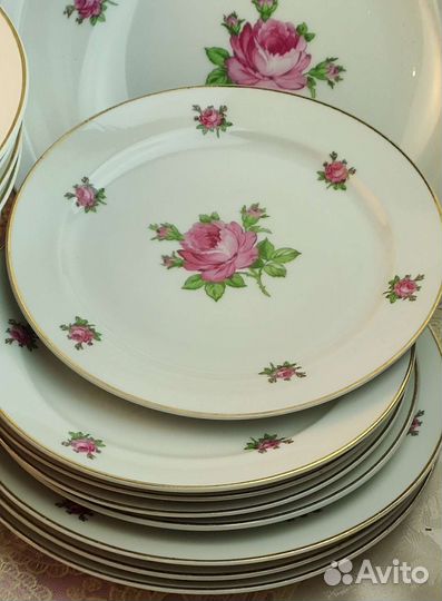 Редкий антикварный сервиз Kaestner Saxonia