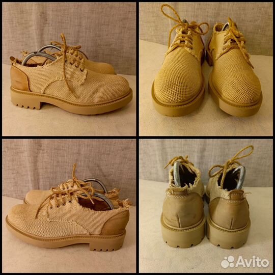 Ботинки/Редкие/Холщевые/Italy/Orig/Frank Walker/42