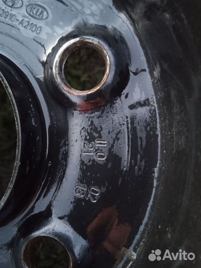 Диски штампованные Кия Сид 2012