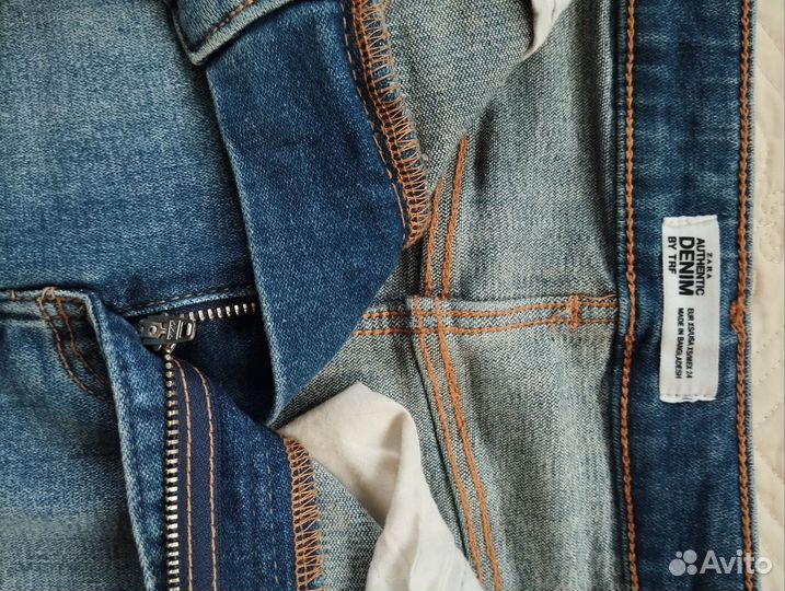 Джинсовая юбка zara